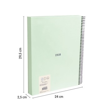 Caiet A4 120 File Dr Spira Verde