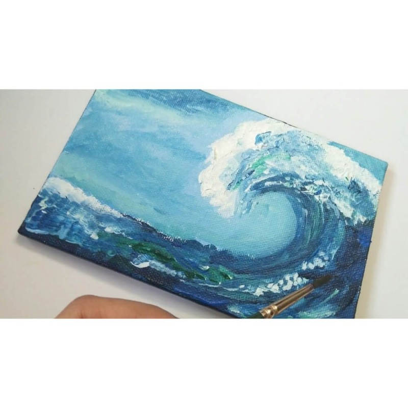 Culori Acril 200ml Galben Inchis