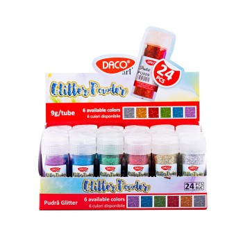 Pudra Glitter 9 Gr 24 Buc