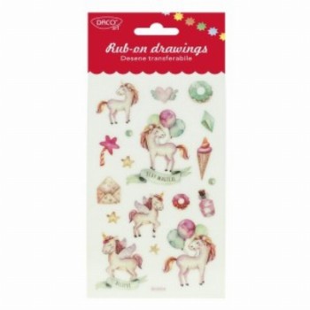 Abtibild Unicorni Desene Transferabile 3 Buc