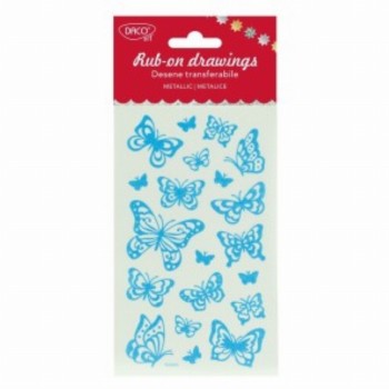 Abtibild Fluturi Desene Transferabile Met. 3 Buc