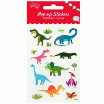 Abtibild Dinozauri Pop Up 3 Buc