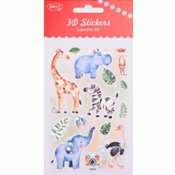 Abtibild Zoo Lipeste 3d 3 Buc