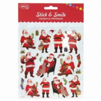 Abtibild Mos Craciun Lipeste Si Zambeste 3 Buc