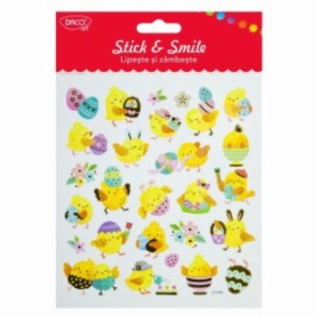 Abtibild Pui Paste Lipeste Si Zambeste 3 Buc