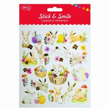 Abtibild Iepuri Paste Lipeste Si Zambeste 3 Buc