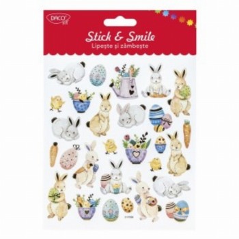 Abtibild Iepuri Lipeste Si Zambeste 3 Buc