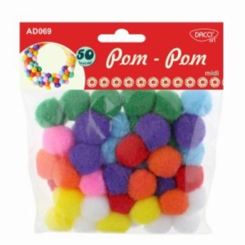 Accesorii Craft Pom Pom Midi 3 Buc