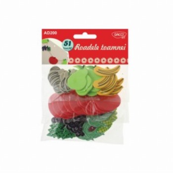 Accesorii Craft Roadele Toamnei Spuma 6 Buc