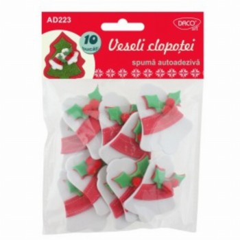 Accesorii Craft Veseli Clopotei Spuma 3d Aa 6 Buc