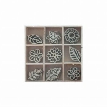Accesorii Craft Floricele Lemnoase 3 Buc