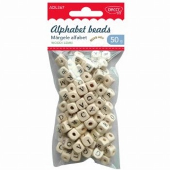 Accesorii Craft Margele Alfabet De Lemn 3 Buc