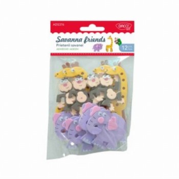 Accesorii Craft Prietenii Savanei 3 Buc