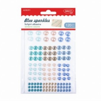 Accesorii Craft Sclipiri Albastre 3 Buc