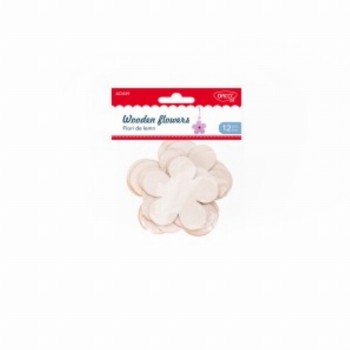 Accesorii Craft Flori De Lemn 3 Buc