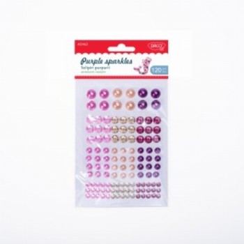 Accesorii Craft Sclipiri Purpurii 3 Buc