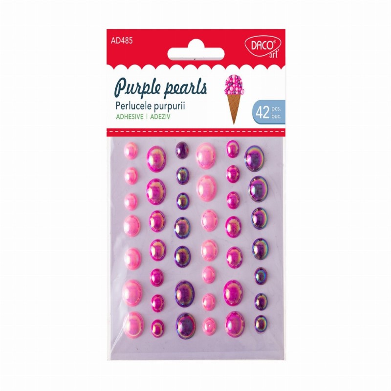 Accesorii Craft Perlucele Purpurii