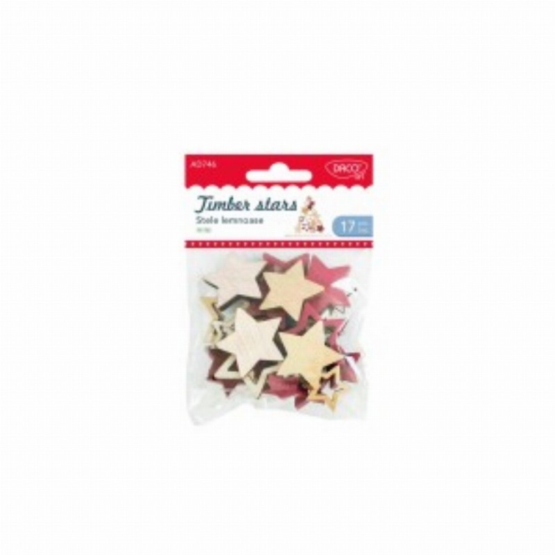 Accesorii Craft Stele Lemnoase 3 Buc