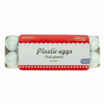 Accesorii Craft Oua Plastic 6 Cm 3 Buc