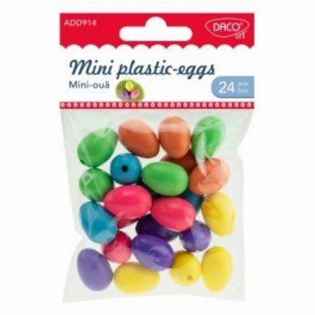 Accesorii Craft Mini Oua Plastic 2.5 Cm 3 Buc