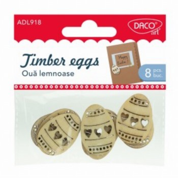 Accesorii Craft Oua Lemnoase 3 Buc