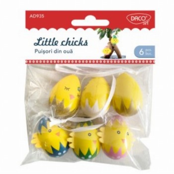 Accesorii Craft Puisori Din Oua 3 Buc