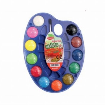 Acuarele Paleta 12 Culori Vedeta