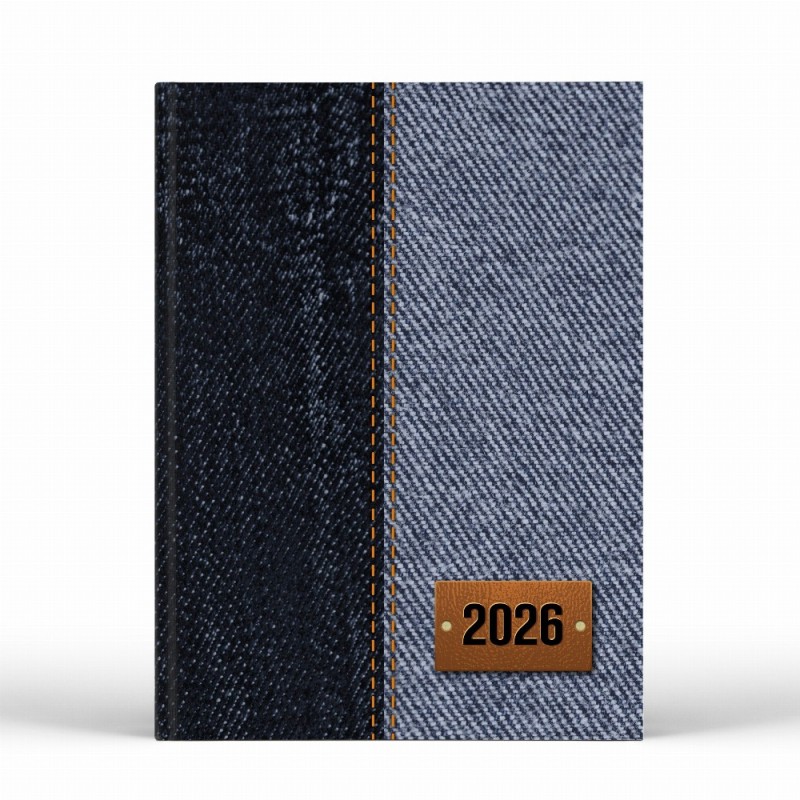 Agenda A5 Datata 272 Pag Denim 2026