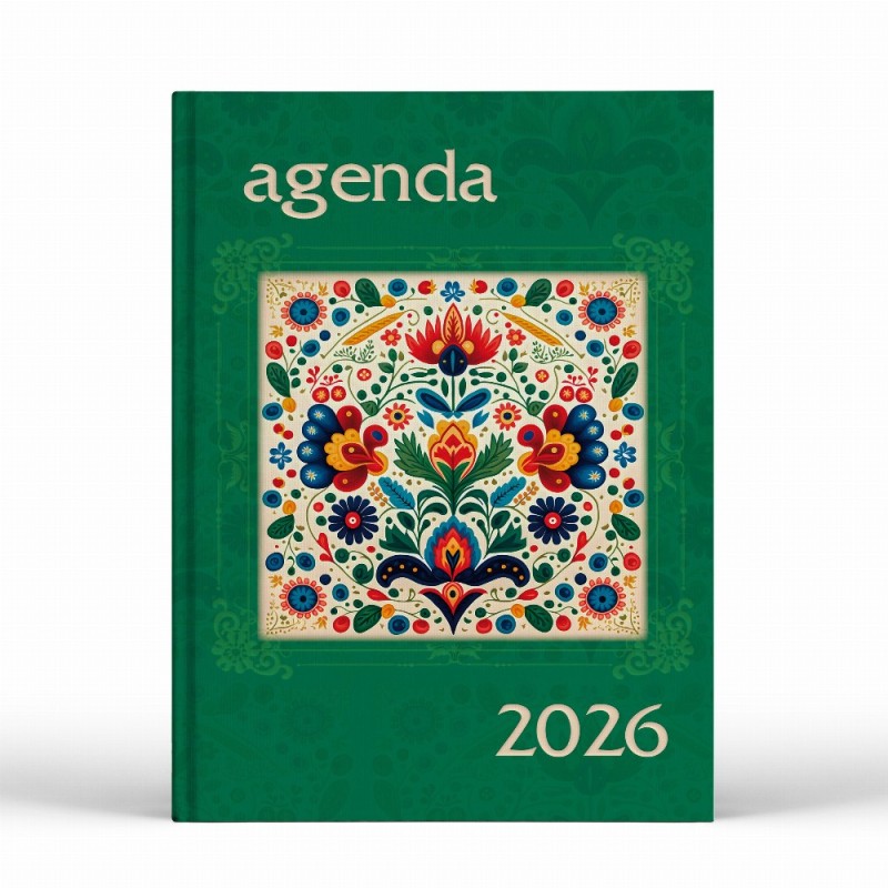 Agenda A5 Datata 272 Pag Folclor 2026