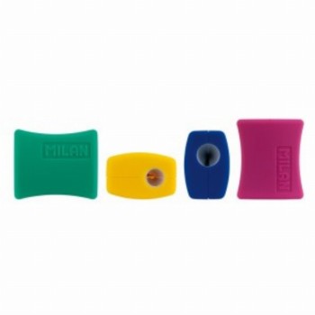 Ascutitoare Plastic Dubla Cu Container Double 18 Buc Ascutitoare Plastic Dubla Cu Container Double 18 Buc