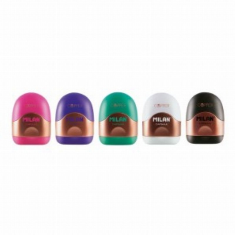 Ascutitoare Plastic Simpla Cu Container Copper 24 Buc