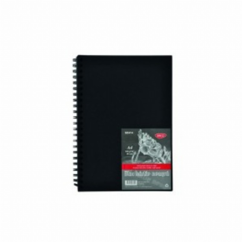 Bloc A4 Hartie Neagra 140gr 30 File