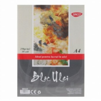 Bloc A4 Ulei 250gr 10 File