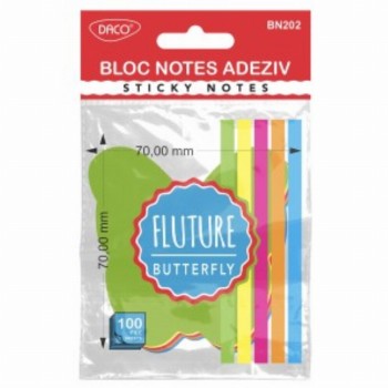 Bloc Notes Adeziv Fluture