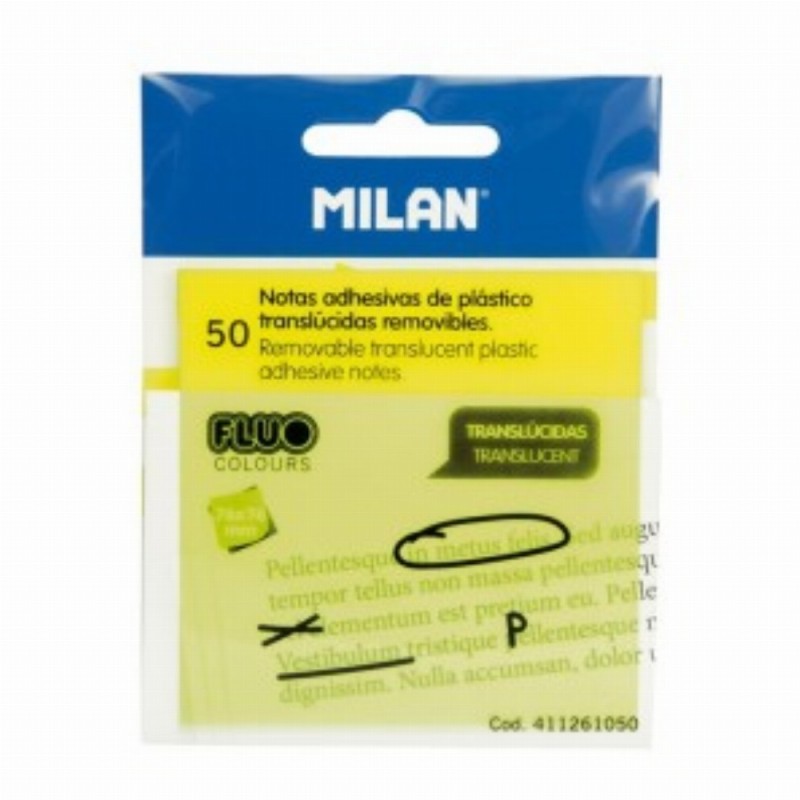 Bloc Notes Adeziv Plastic 76x76 Galben