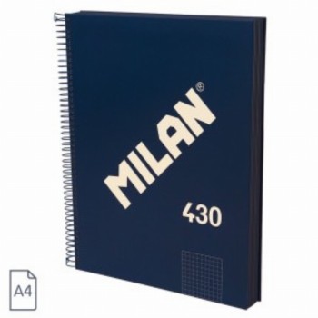 Caiet A4 120 File Ar Spira Albastru