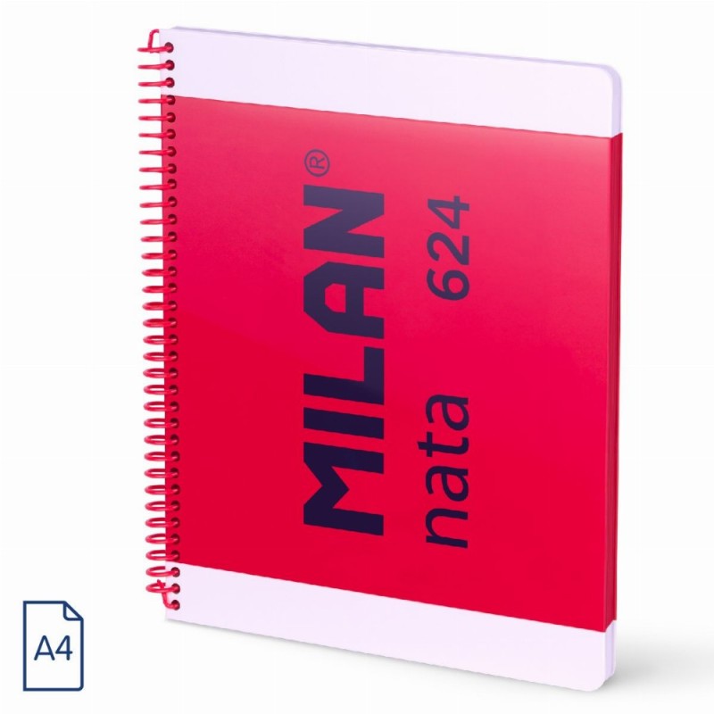 Caiet A4 80 File Ar Spira Roz Nata