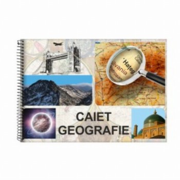 Caiet Geografie A4 24 File Spira 20 Buc