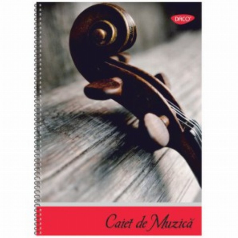 Caiet Muzica A4 24 File Spira