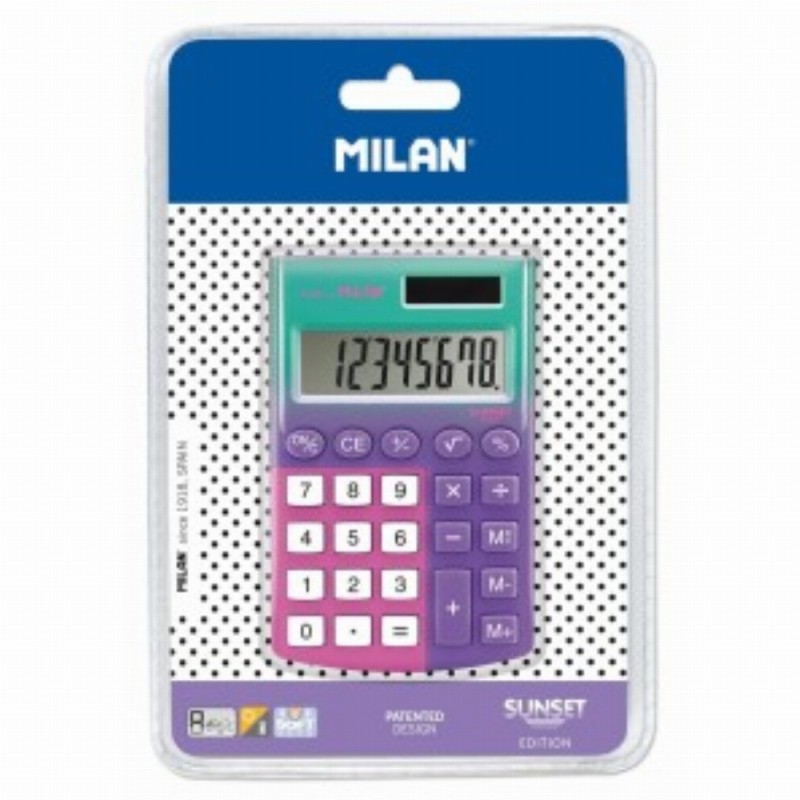 Calculator 8 Dg Sunset Mov (din Care Timbru Verde 0,1 Ron)