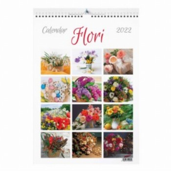 Calendar Perete 2025 Flori