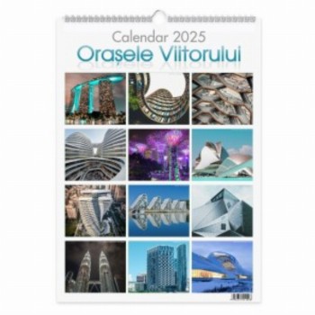 Calendar Perete 2025 Orasele Viitorului