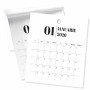 Calendar Perete Organiser 12 File 32x32 Cm 2026