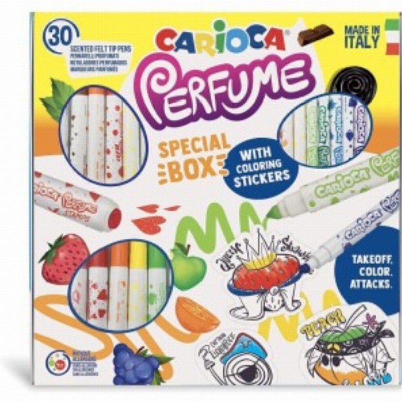 30 Culori Parfumate Abtibilduri 12 Buc