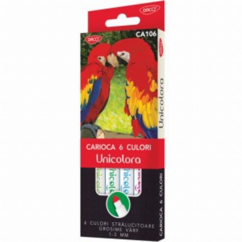 Carioca 6c Varf Conic Unicolora