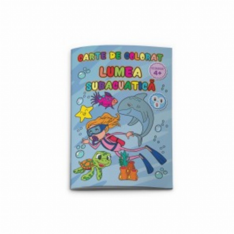 Carte Colorat Lumea Subacvatica 3 Buc