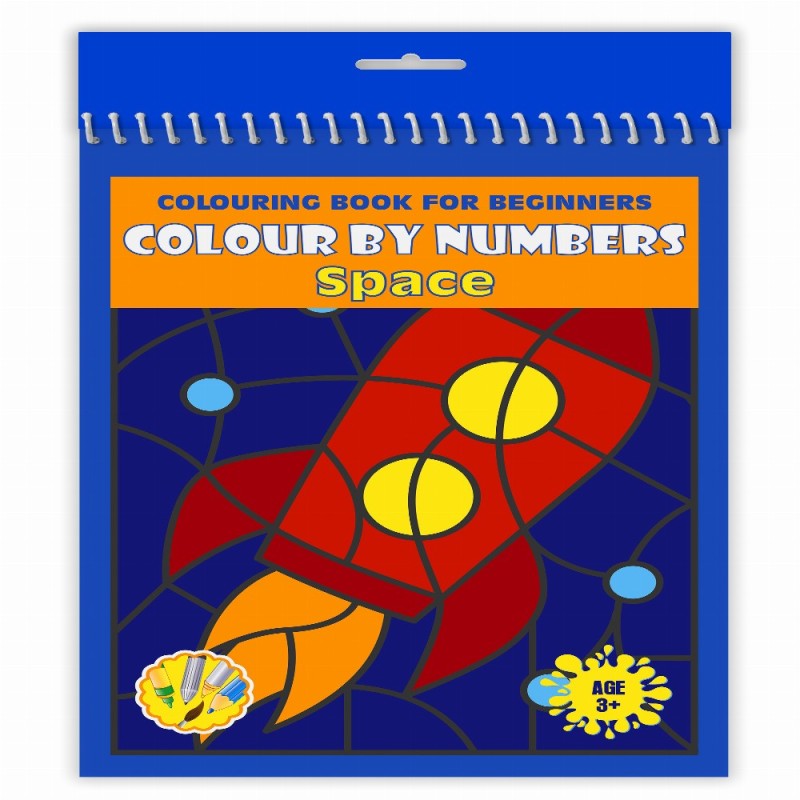 Carte Colorat Pe Numere A4 24file In Spatiu