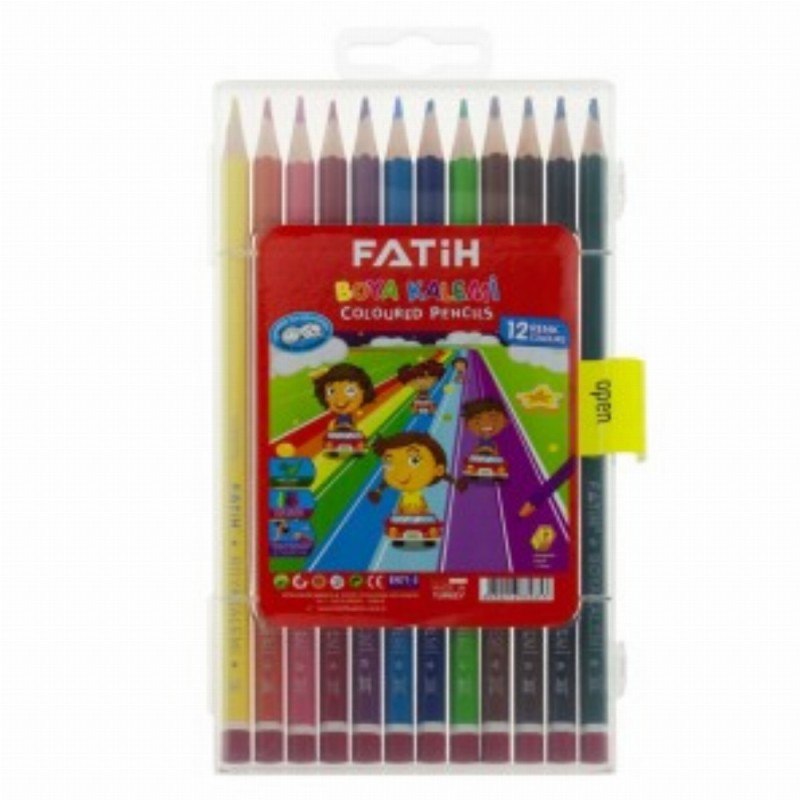 Creion Color 12c Cutie Plastic Fatih