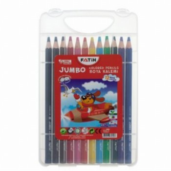 Creion Color 12c Jumbo Cutie Plastic Fatih