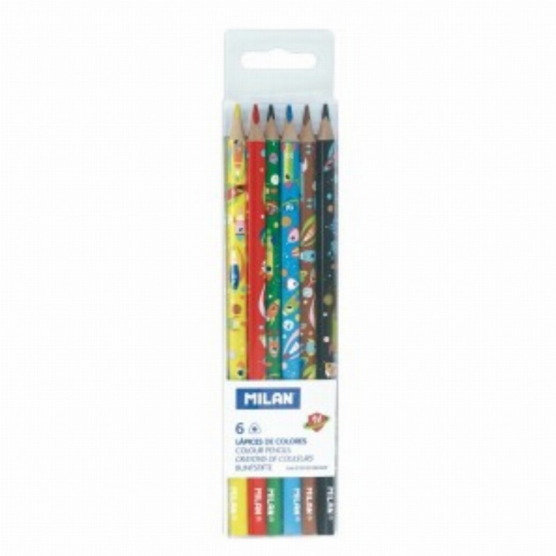 Creion Color 6 Super Heroes